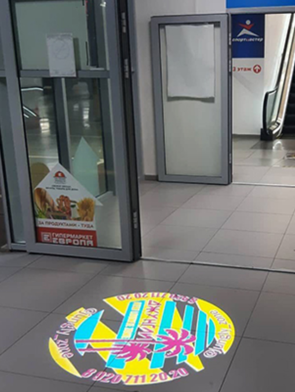 advertising sign custom advertising projector