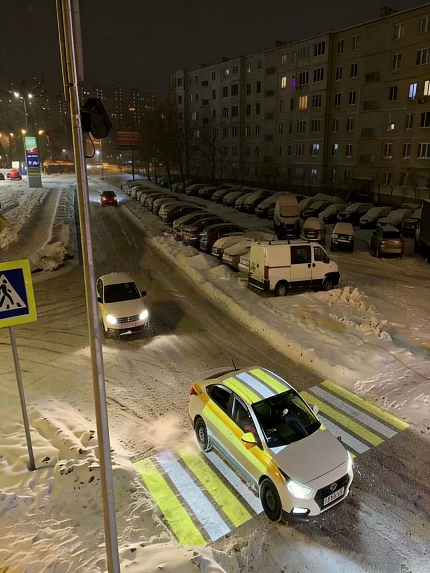 проекции пешеходного перехода